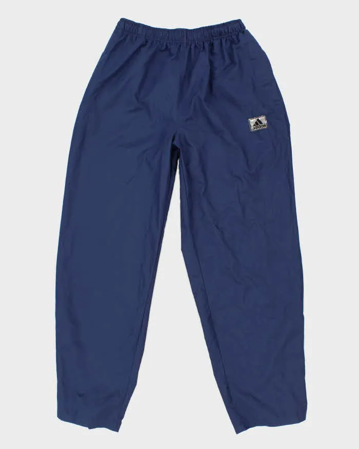 00s Retro Blue Track Bottoms - L