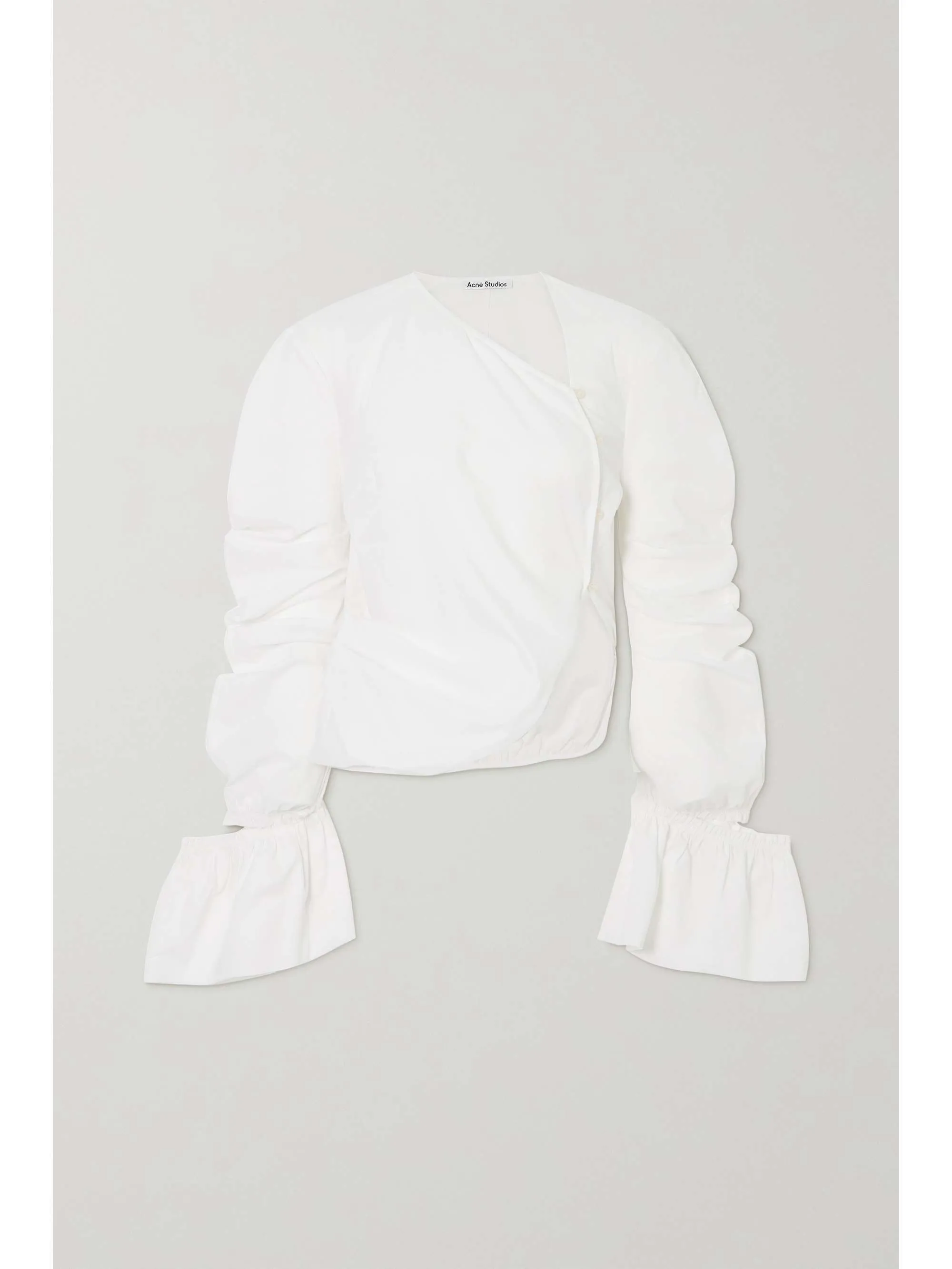 Acne Studios  |Long Sleeves Plain Cotton Party Style Office Style