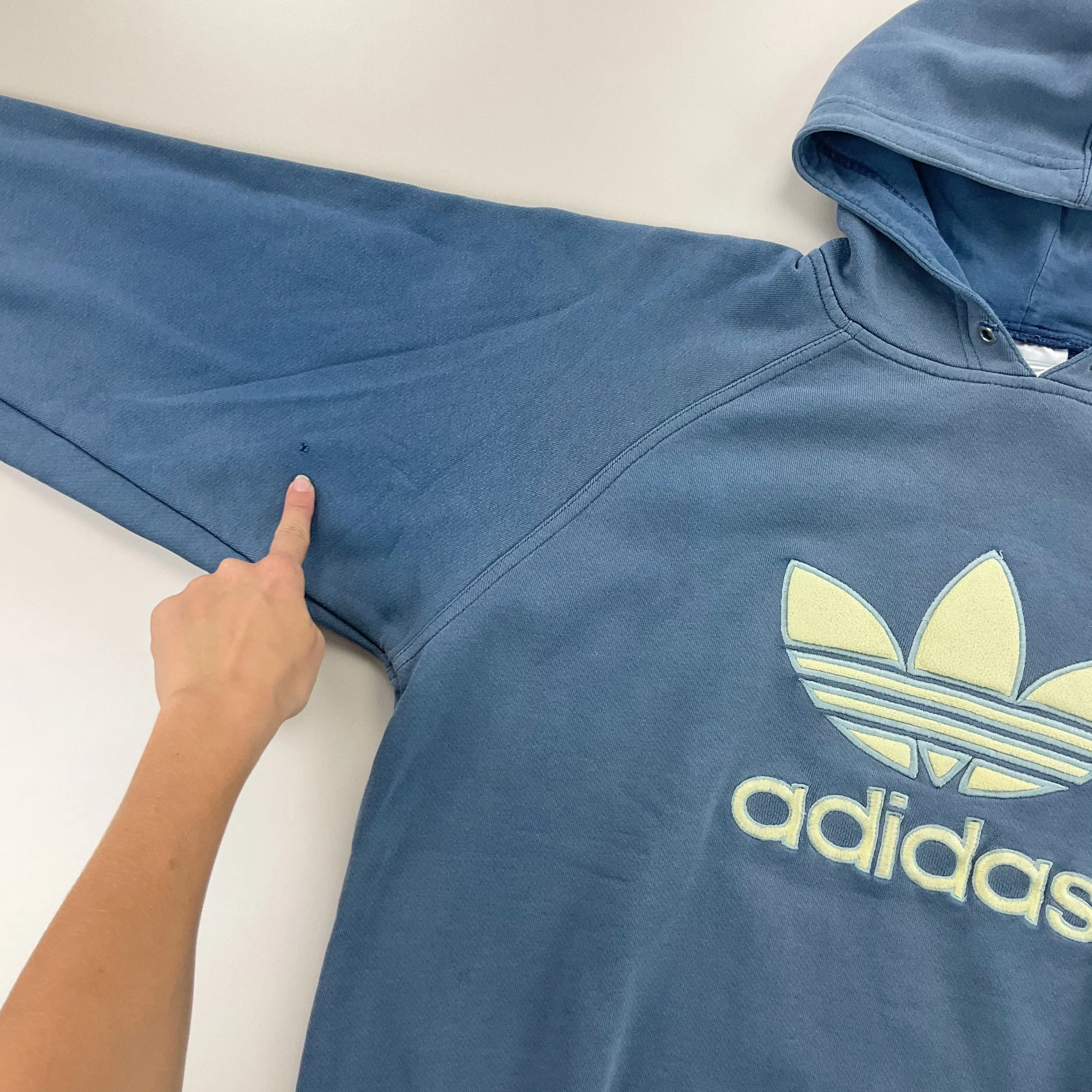 Adidas 90s Big Logo Hoodie - Small