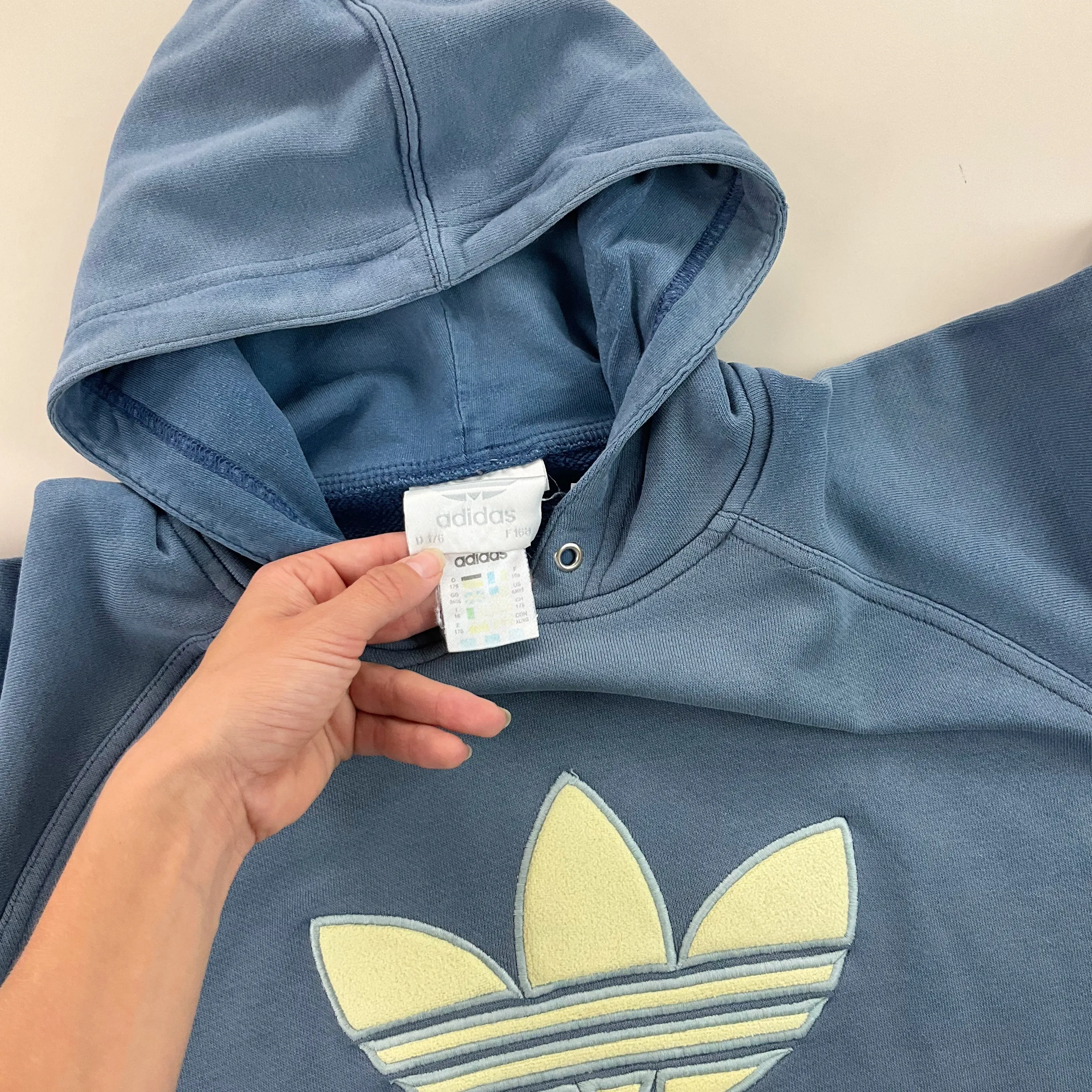 Adidas 90s Big Logo Hoodie - Small