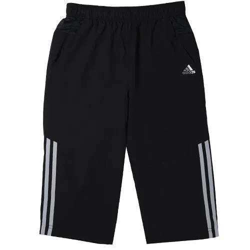 Adidas ClimaCool Kids Black 3/4 Woven Pants