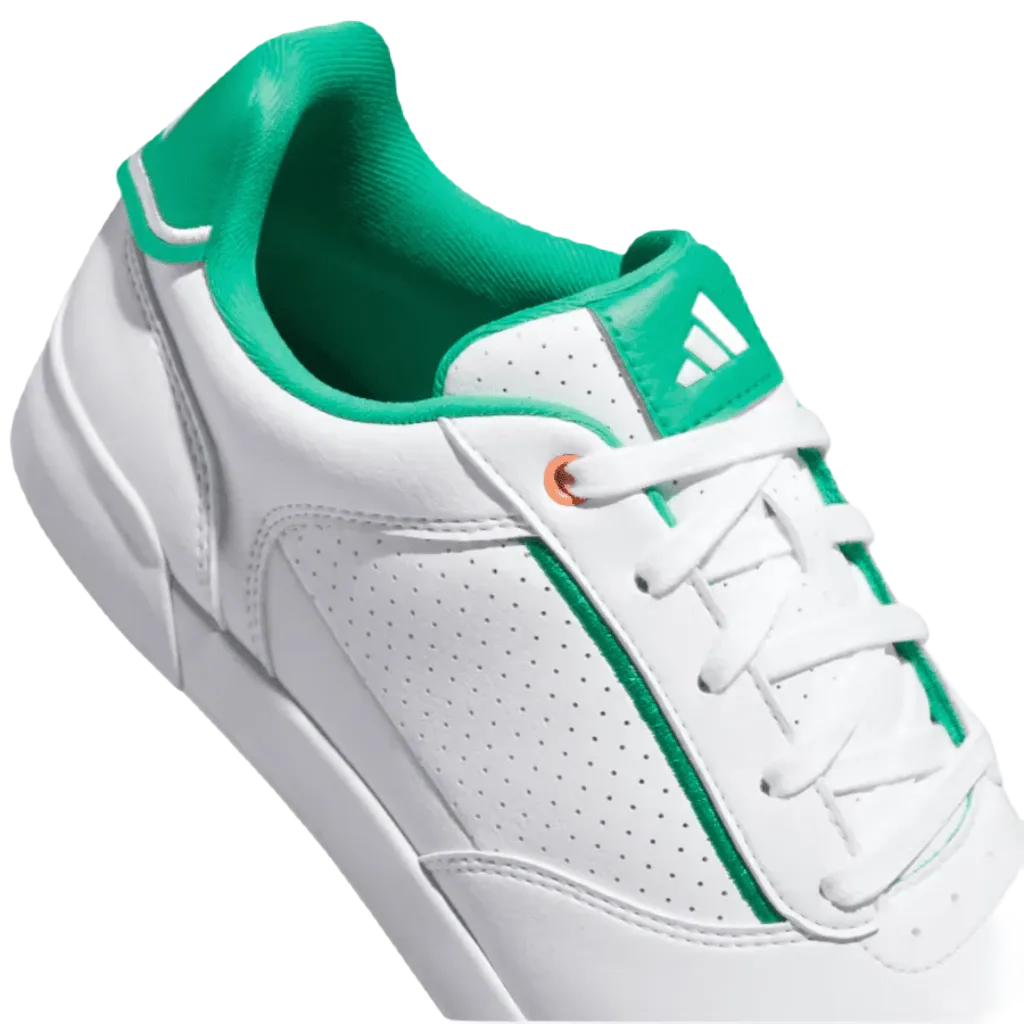 Adidas Retrocross Spikeless Golf Shoes - White/Green