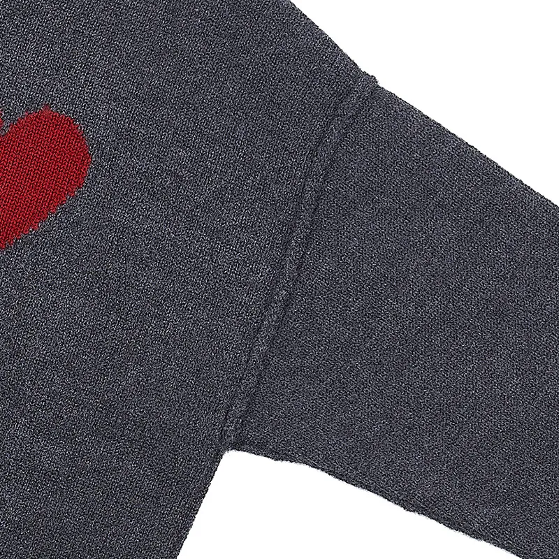 AMI PARIS  |Pullovers Heart Unisex Wool Street Style Long Sleeves Plain