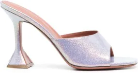 Amina Muaddi Lupita 95mm mules Purple