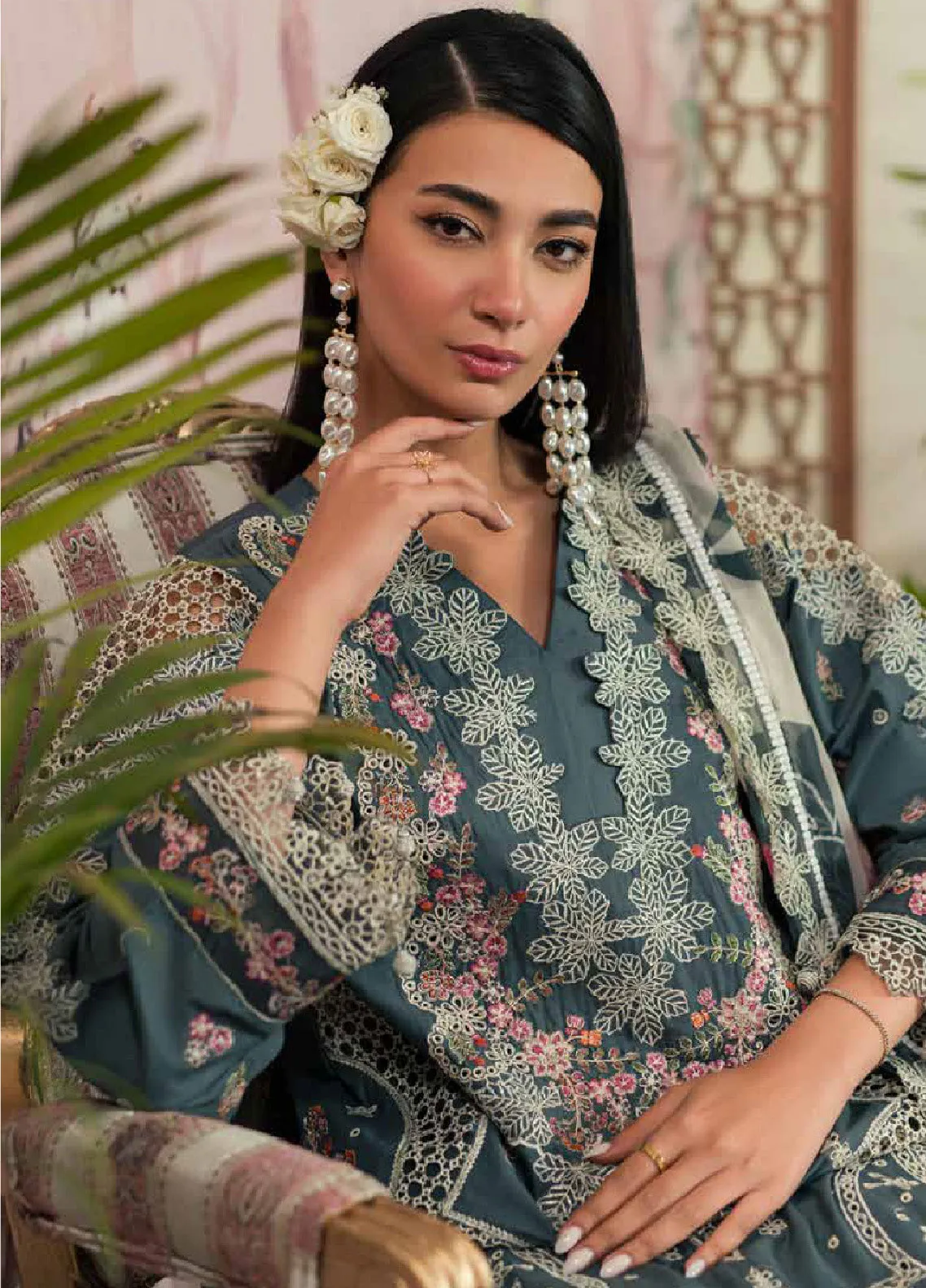 Ayra By Emaan Adeel Embroidered Lawn Unstitched 3 Piece Suit - EA24AL AR-09