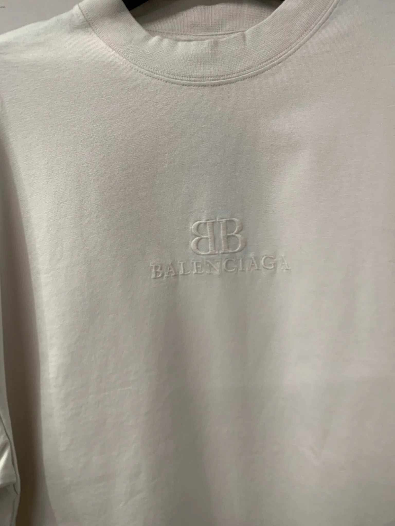 BALENCIAGA  |Crew Neck Pullovers Unisex Street Style Plain Cotton