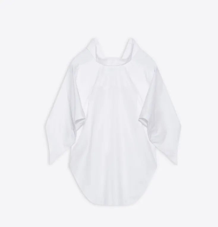 BALENCIAGA  |Women's swing twisted shirt in blue