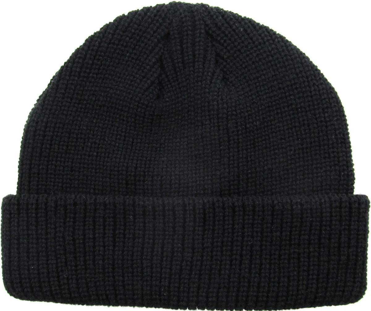 Black Fisherman Beanie