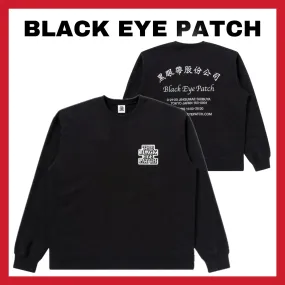 BlackEyePatch  |Street Style Long Sleeves Plain Long Sleeve T-shirt Logo