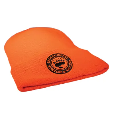 Blaze Orange Knit Beanie