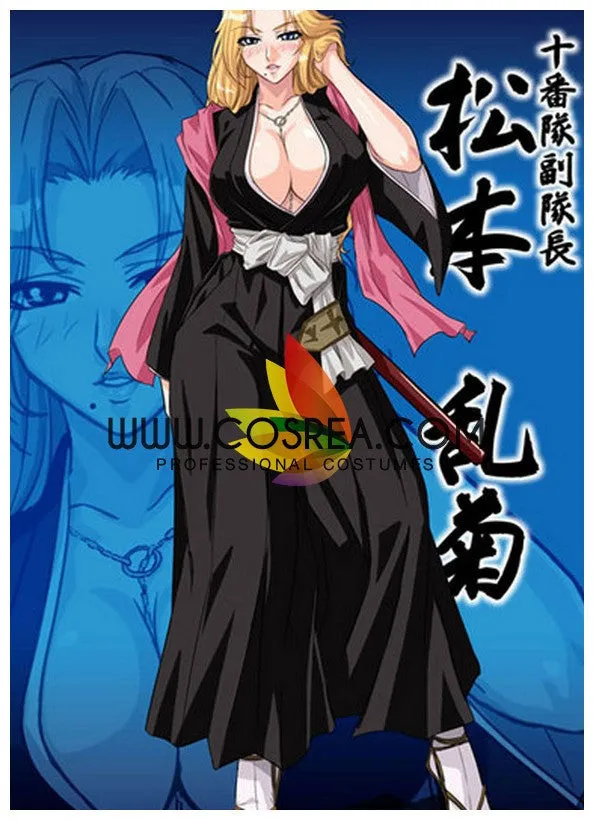 Bleach Rangiku Matsumoto Shinigami Cosplay Costume