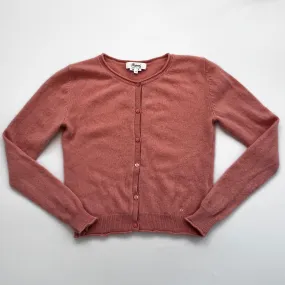 Bonpoint Candy Pink Cashmere Cardigan: 12 Years