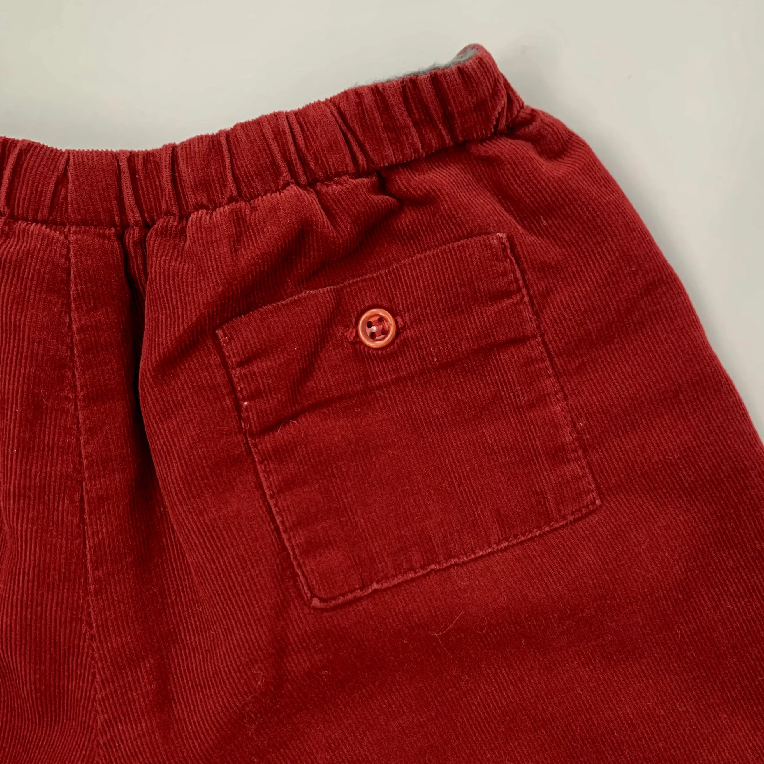 Bonpoint Maroon Cord Trousers: 12 Months