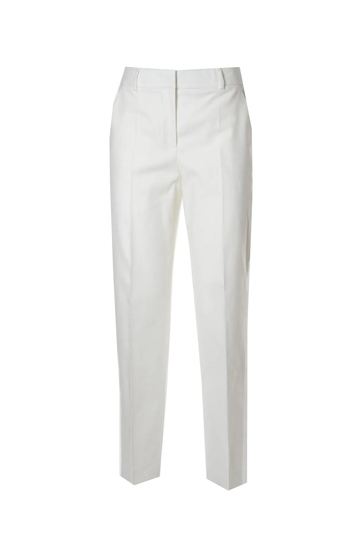 Boutique Moschino Pressed Crease Cropped Trousers