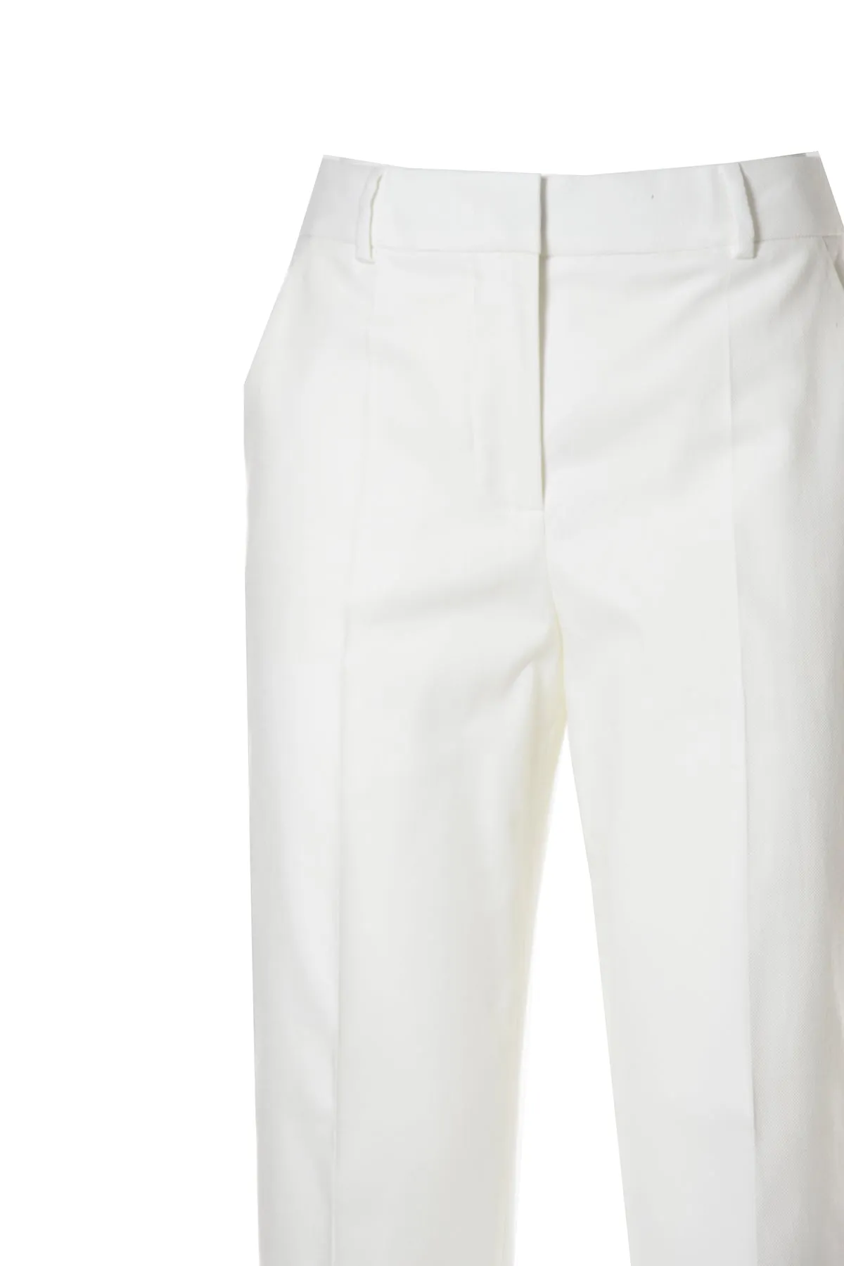 Boutique Moschino Pressed Crease Cropped Trousers