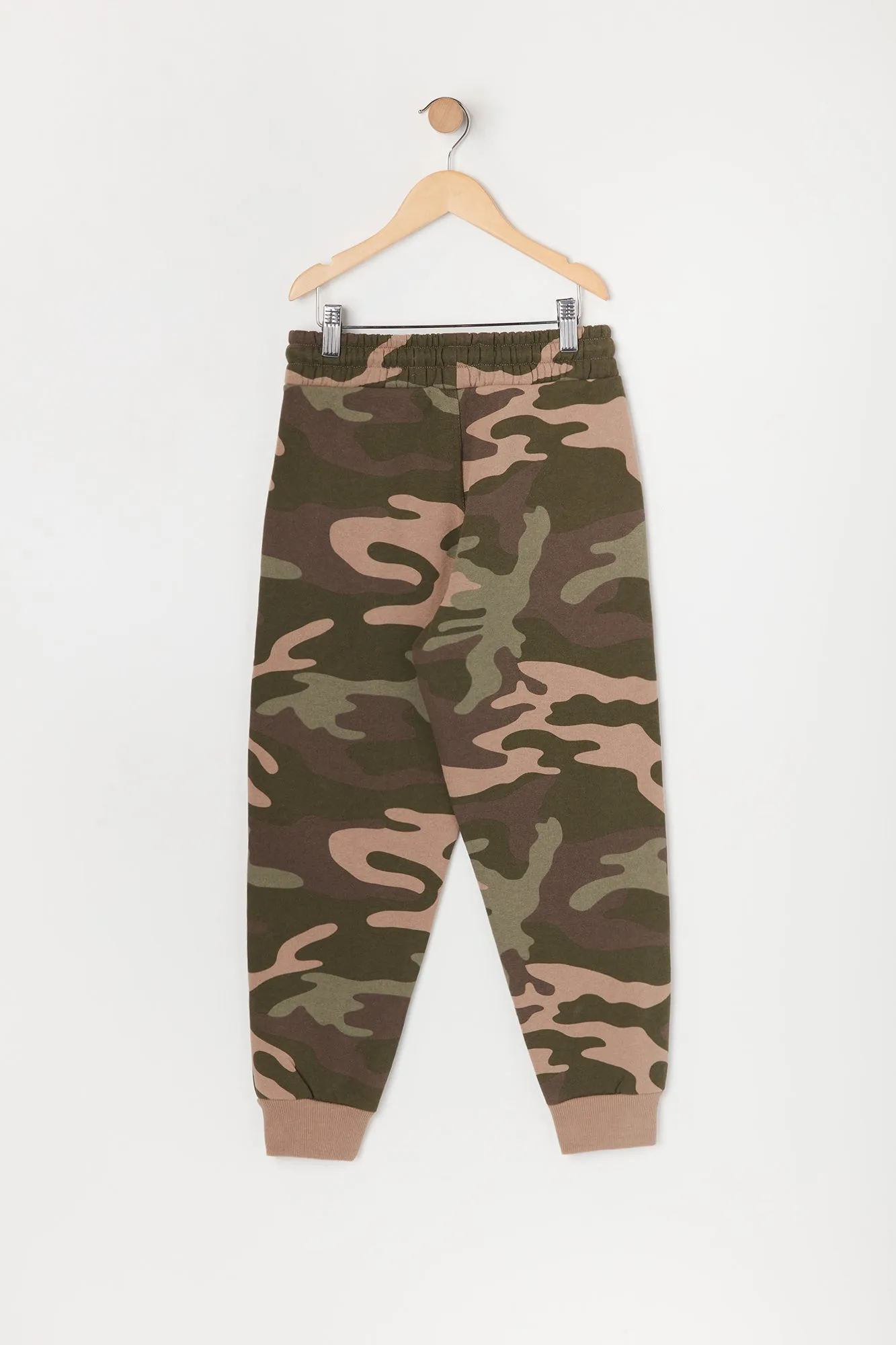 Boys Fleece Camo Jogger