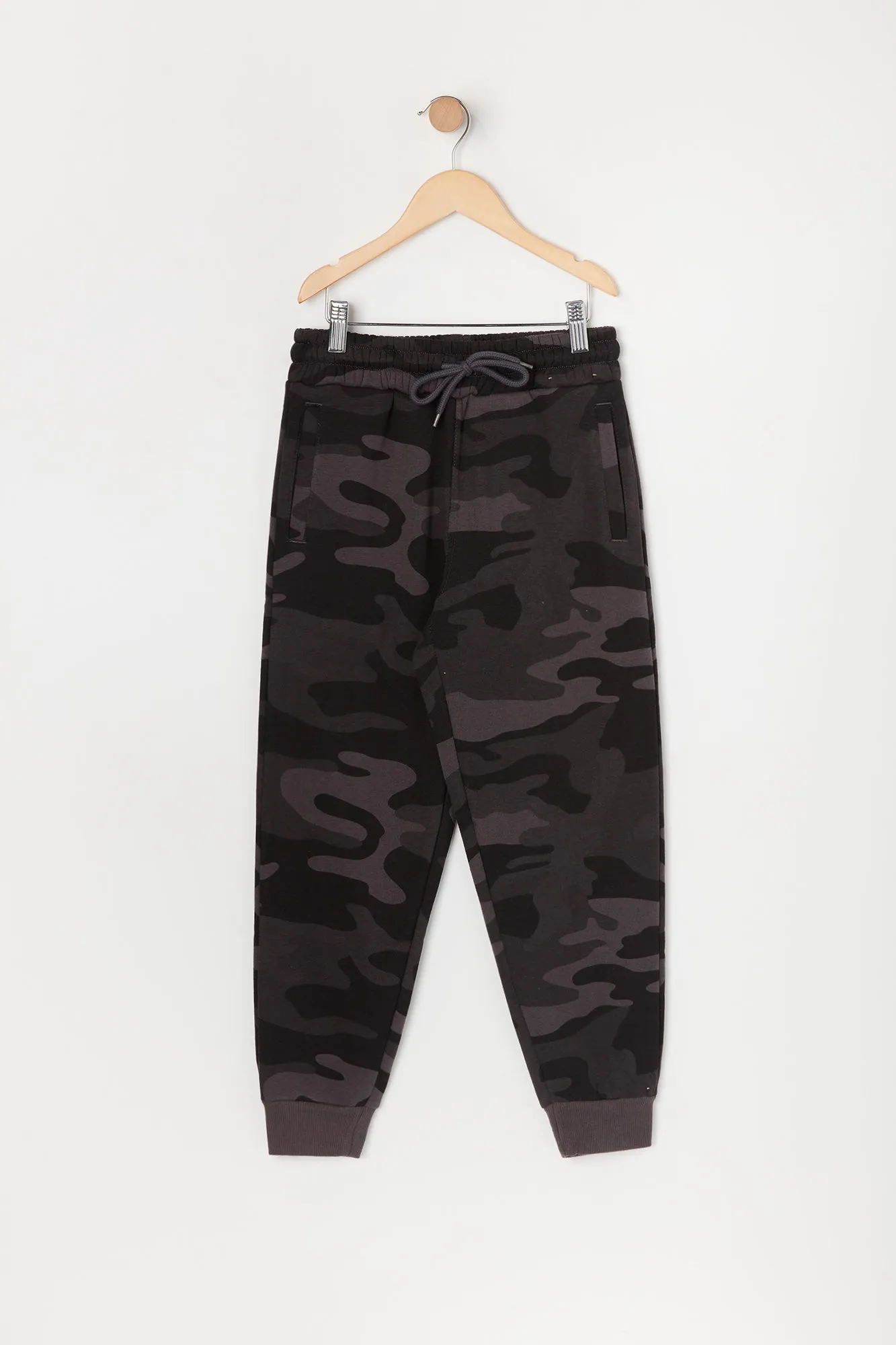 Boys Fleece Camo Jogger