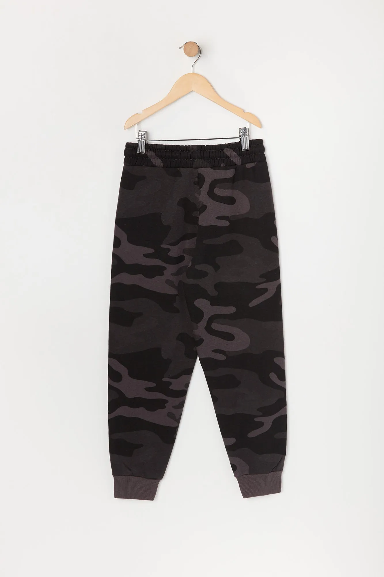 Boys Fleece Camo Jogger