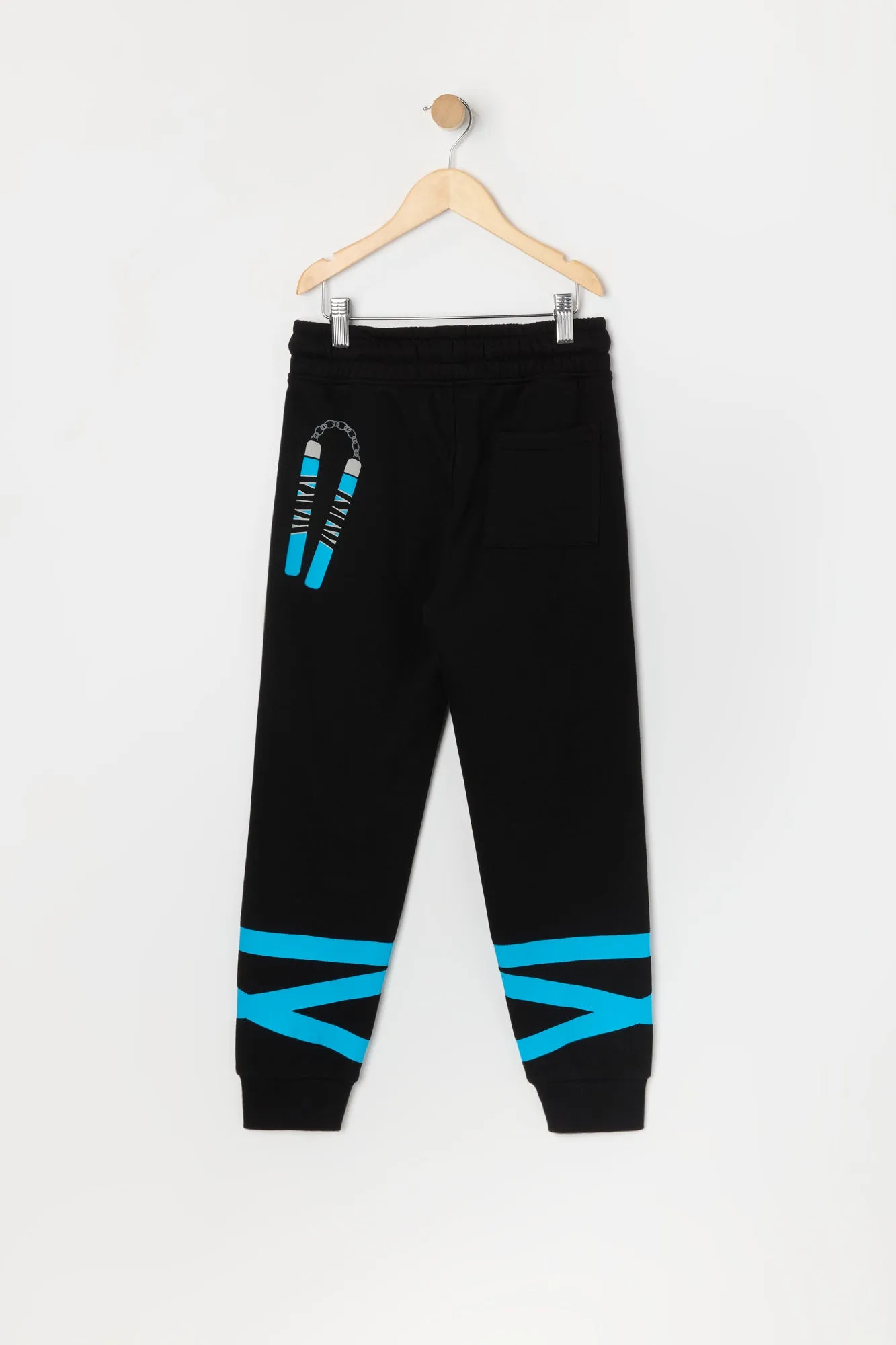 Boys Ninja Print Fleece Jogger