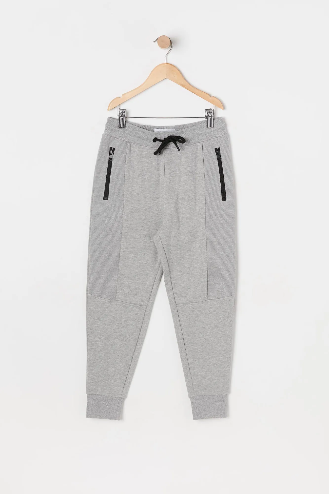 Boys Zip Pocket Panel Jogger