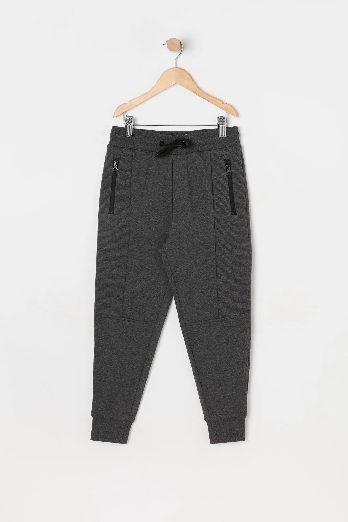 Boys Zip Pocket Panel Jogger