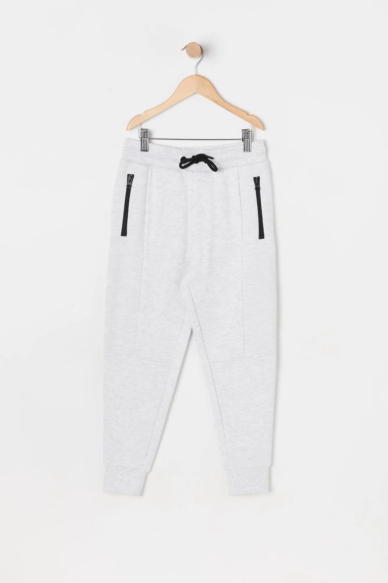 Boys Zip Pocket Panel Jogger