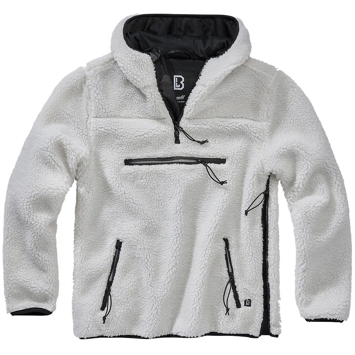 Brandit Teddyfleece Worker Pullover White