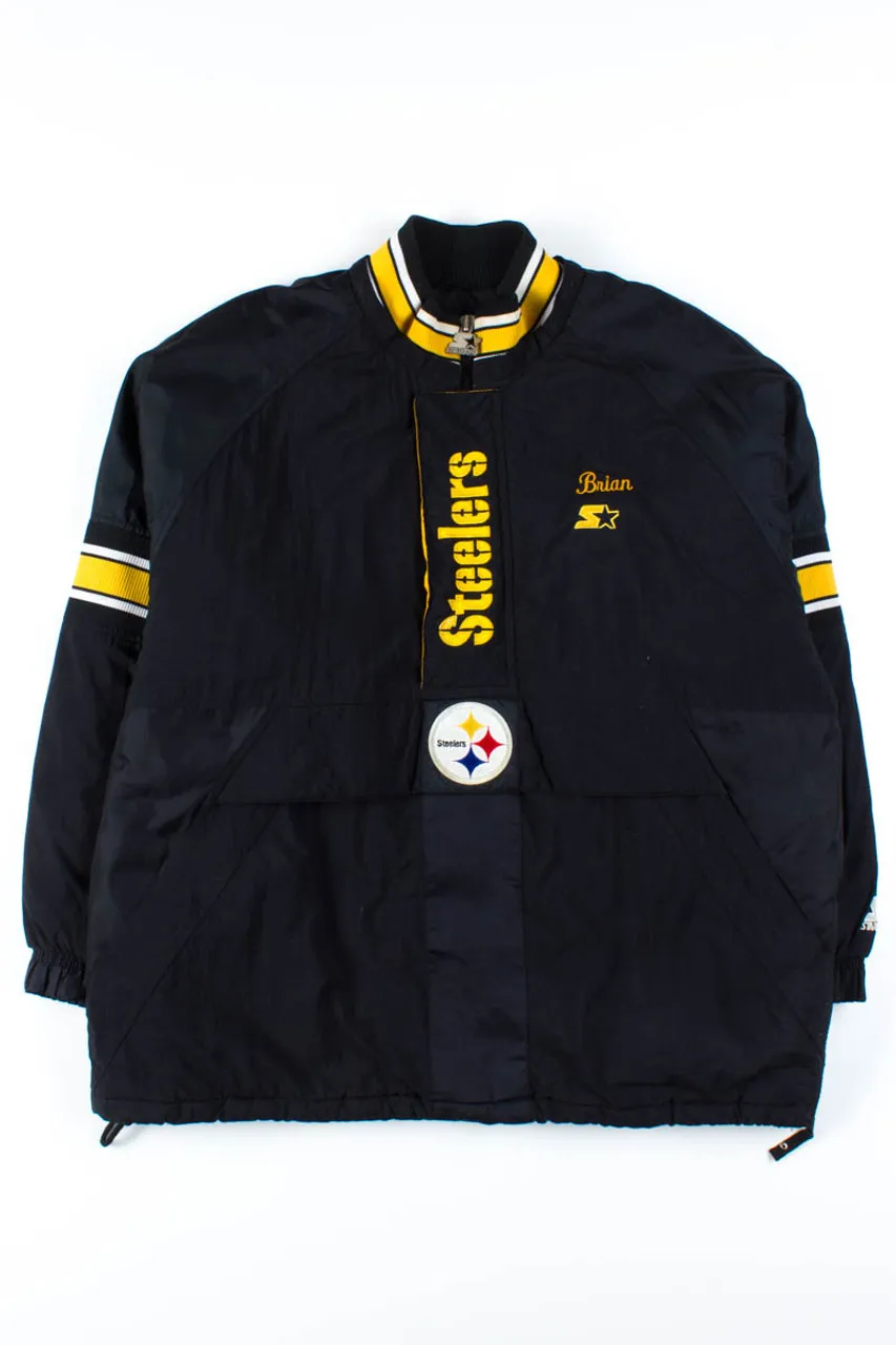 Brian's Pittsburgh Steelers Pullover Starter Jacket