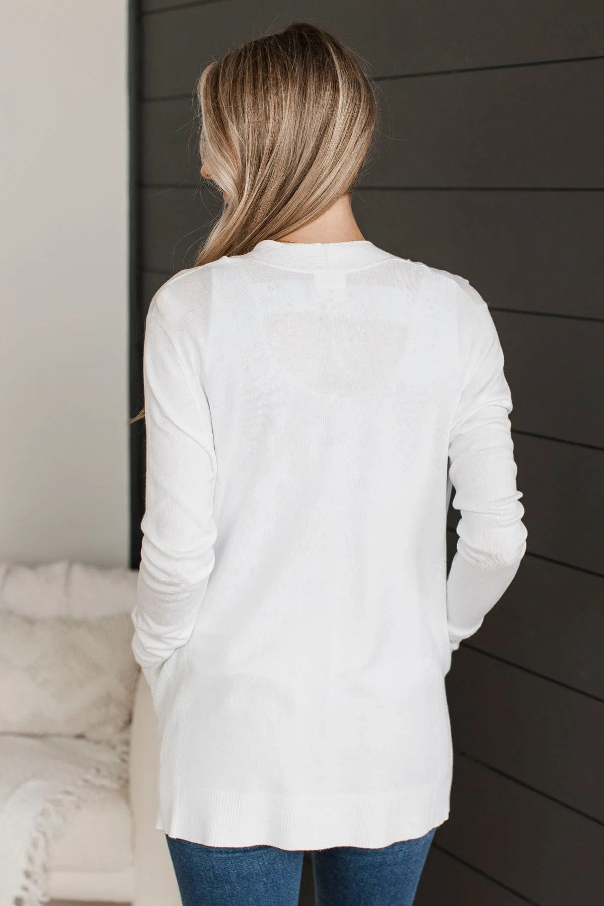 Bringing Perfection Lightweight Cardigan- Off-White