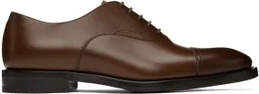 Brunello Cucinelli Brown Lace-Up Oxfords