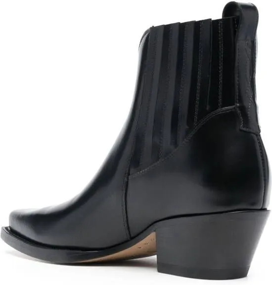 Buttero Cowboy ankle boots Black