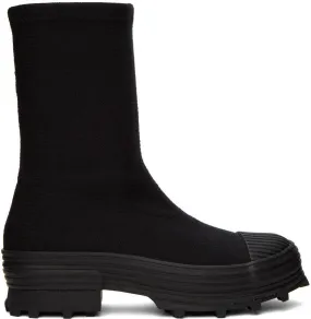 CamperLab Black Traktori Ankle Boots