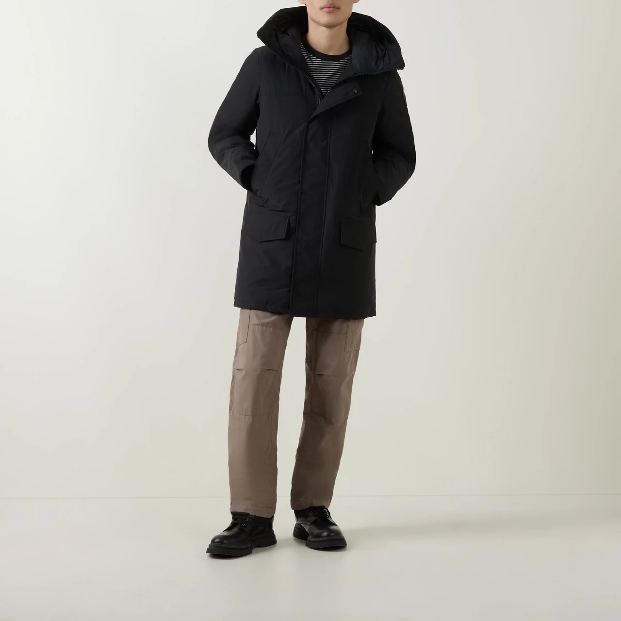 CANADA GOOSE Langford Hooded Parka - Black