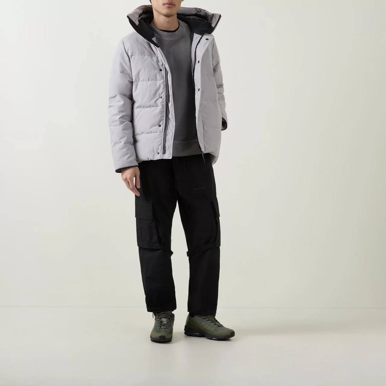 CANADA GOOSE Macmillan Parka Jacket - Light Grey