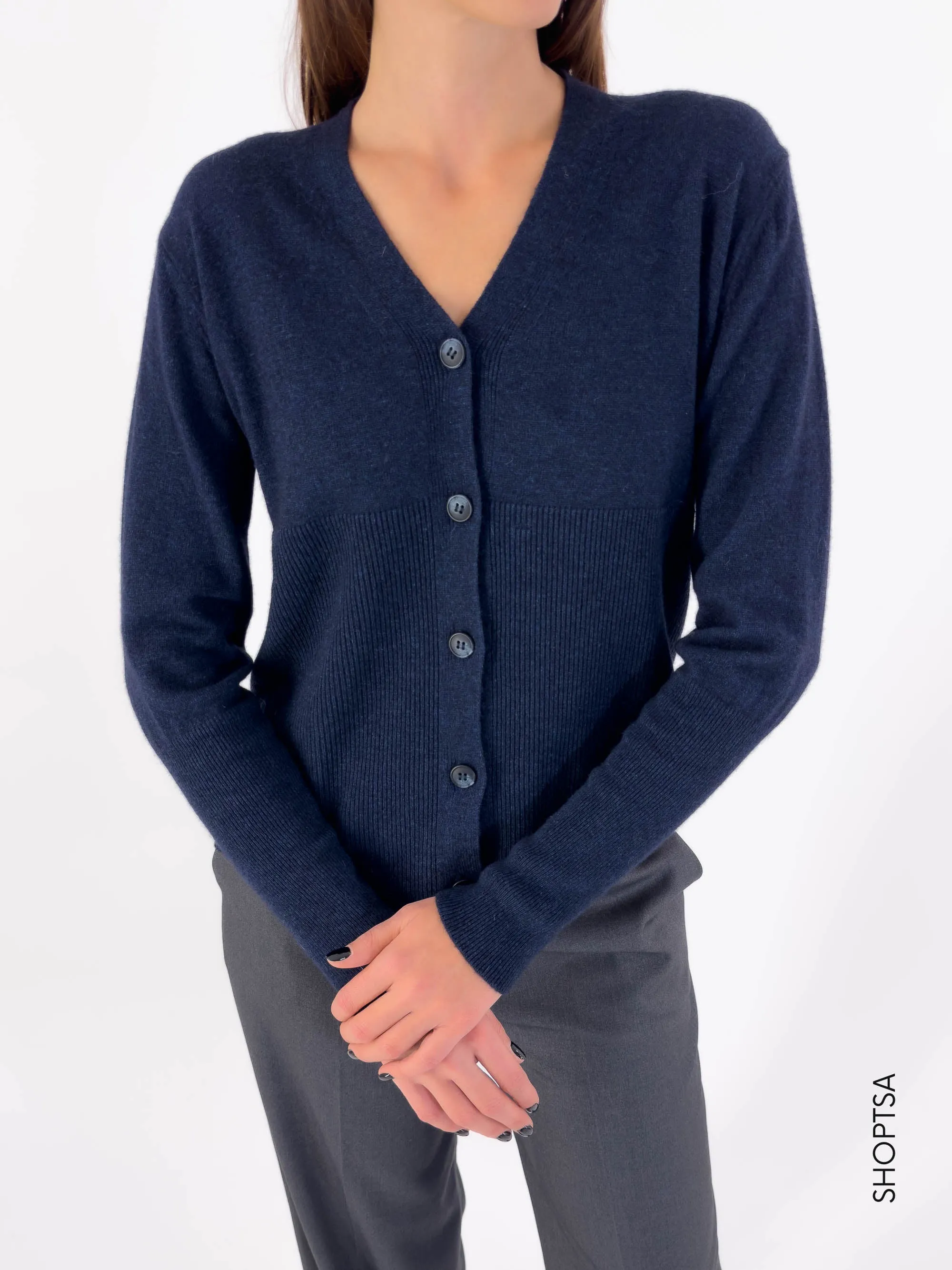 Cardigan premium in lana e cashmere