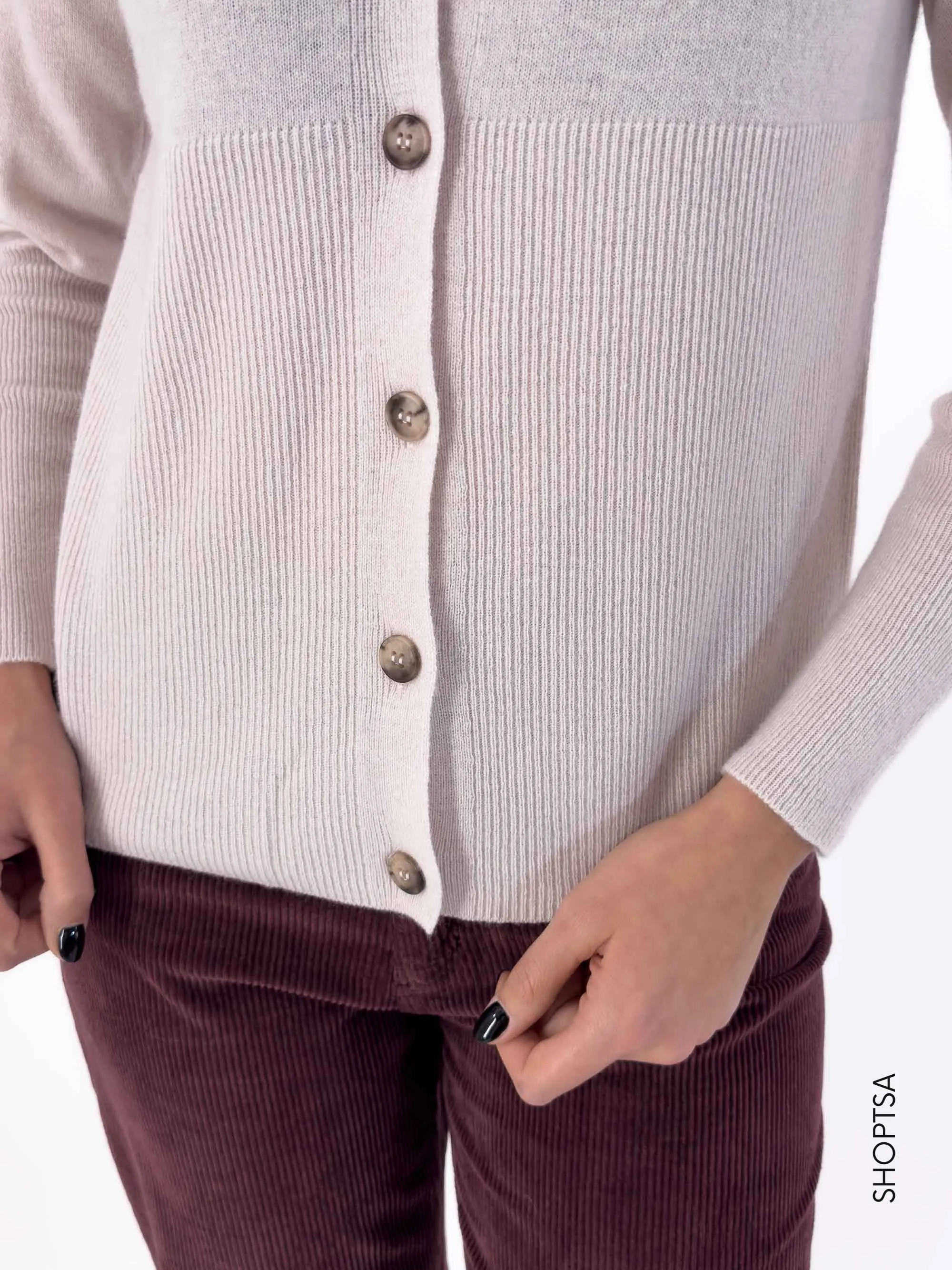 Cardigan premium in lana e cashmere