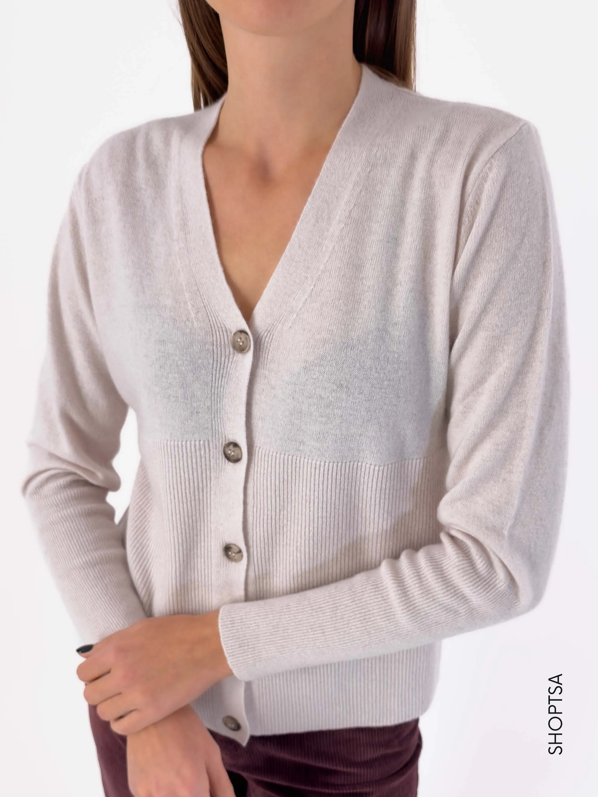 Cardigan premium in lana e cashmere