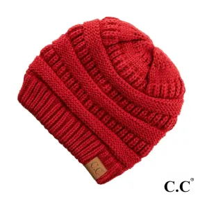 Cardinal Red C.C The Original Beanie