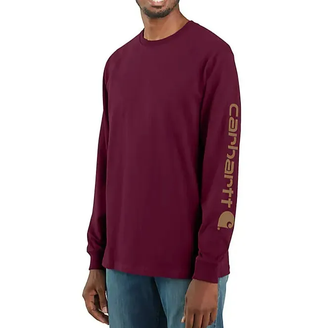 Carhartt  |Crew Neck Pullovers Long Sleeves Plain Cotton