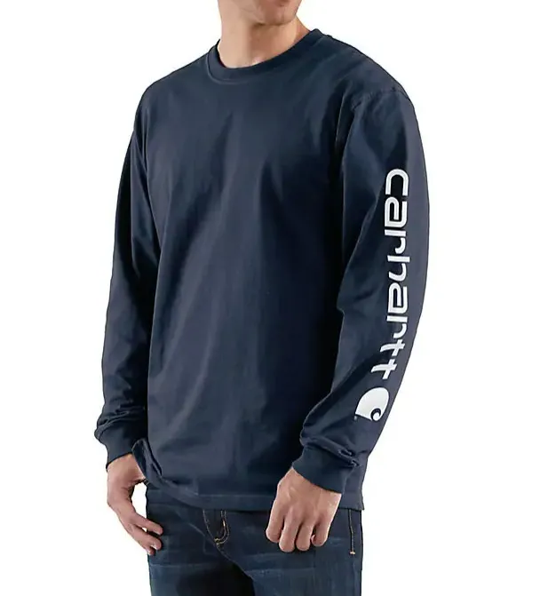 Carhartt  |Crew Neck Pullovers Long Sleeves Plain Cotton