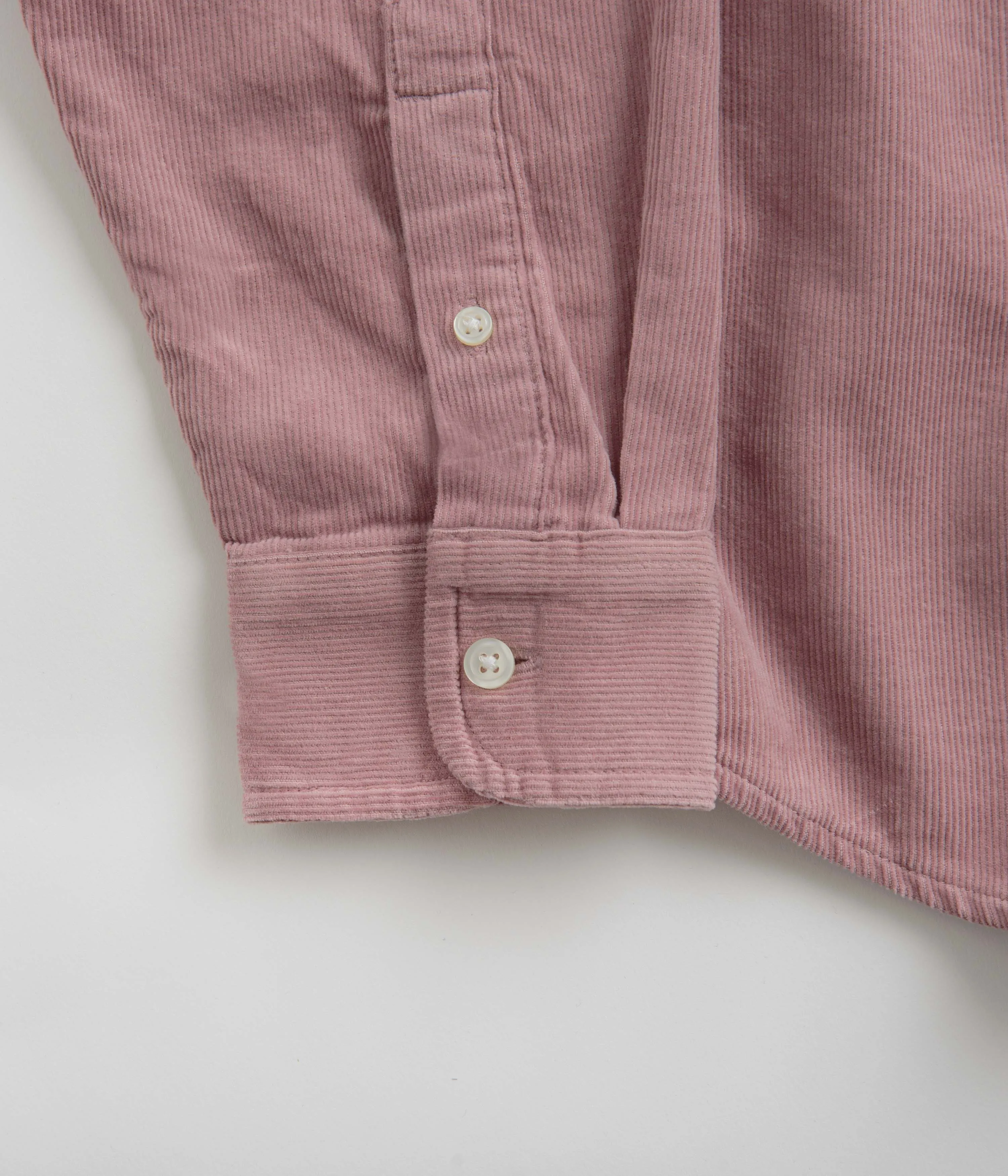 Carhartt Madison Fine Cord Shirt - Glassy Pink / Wax