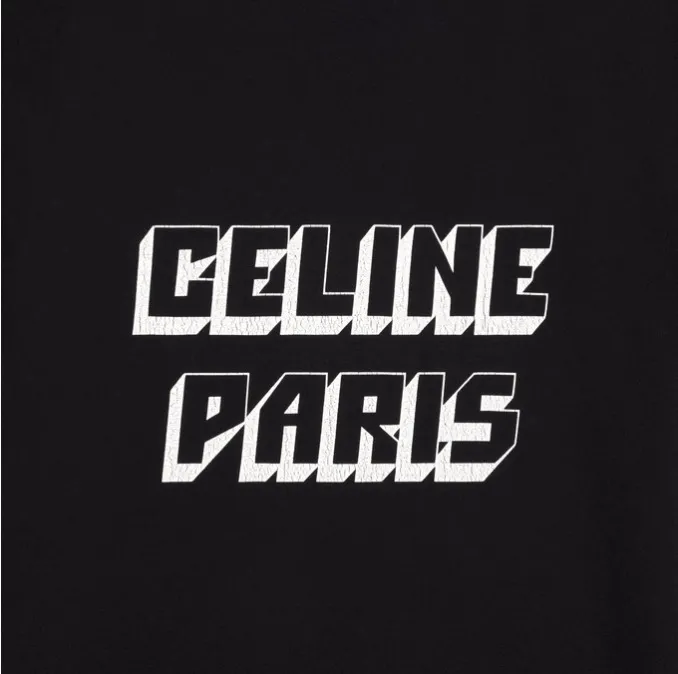 CELINE  |Crew Neck Pullovers Unisex Street Style Plain Cotton