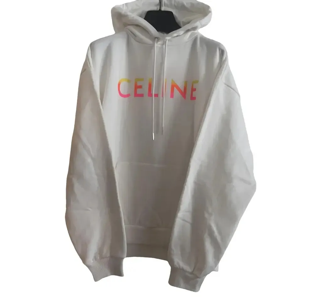 CELINE  |Pullovers Unisex Sweat Street Style Long Sleeves Plain