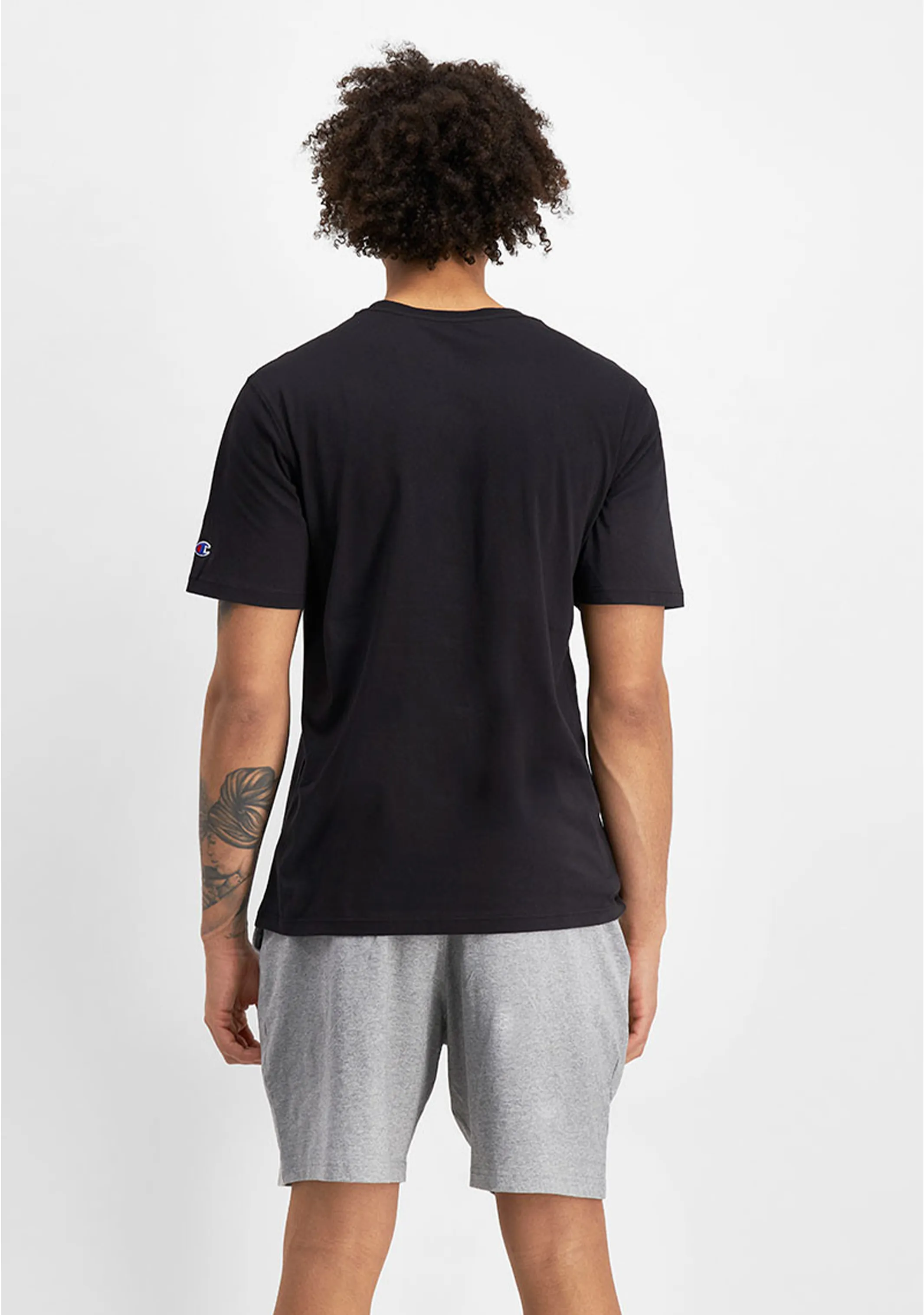 Champion Mens C Logo Tee Black  AY68N BLK