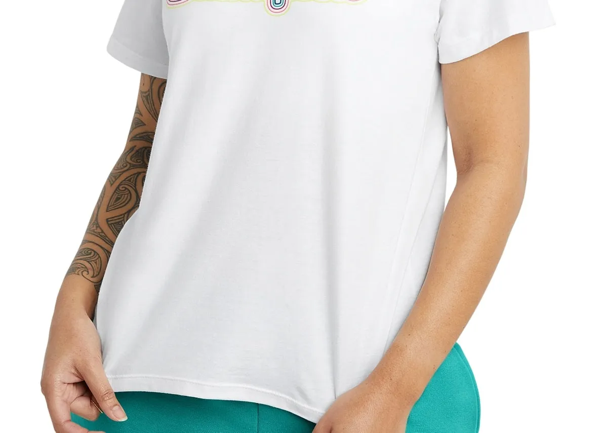 Champion Women's Classic Short Sleeve T-Shirt White Size X-Small