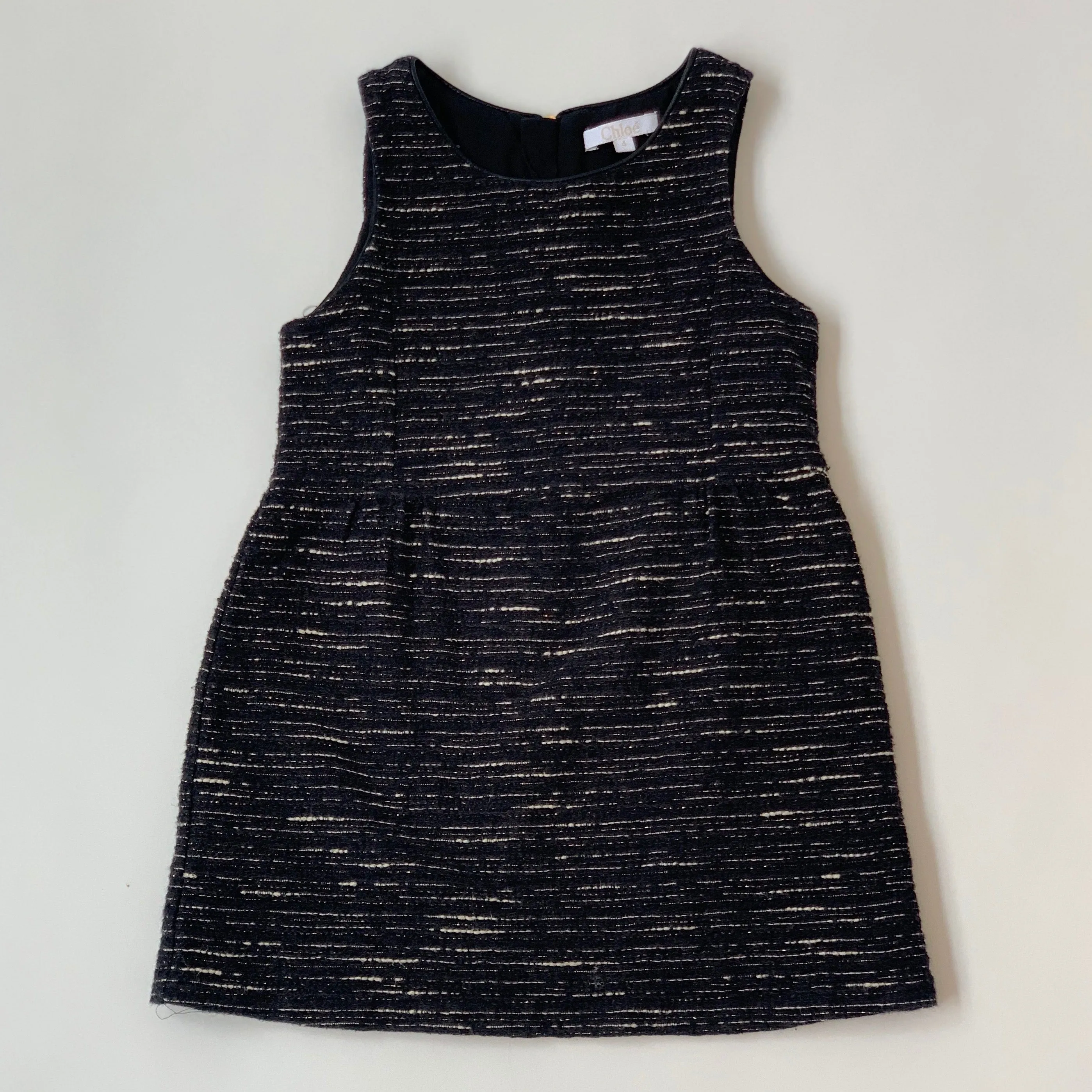 Chloé Back Tweed Dress: 4 Years