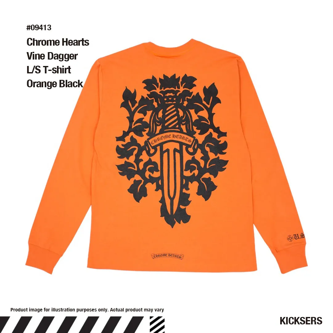 CHROME HEARTS  |Crew Neck Pullovers Unisex Street Style Plain Cotton