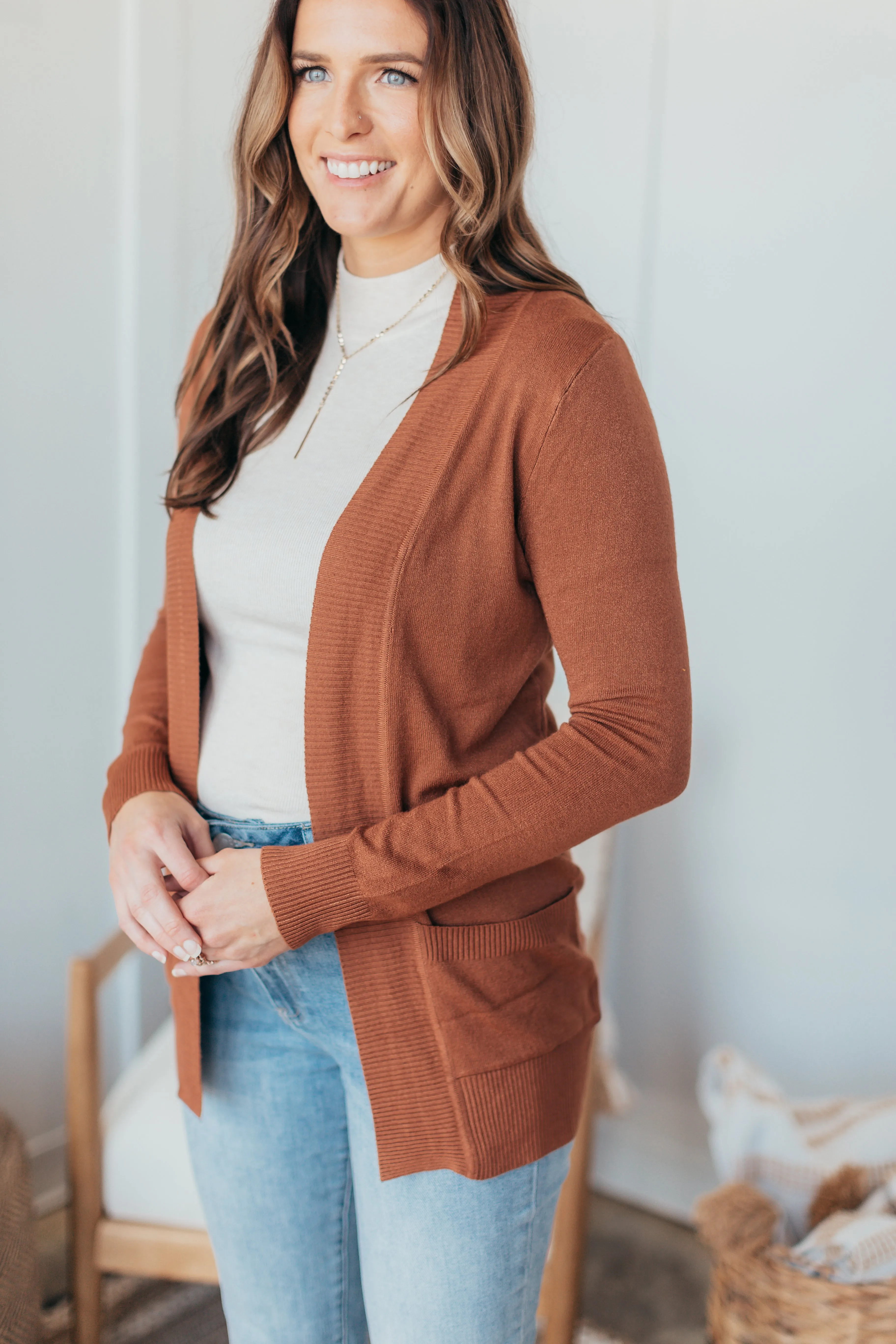 Classic Comfy Open Cardigan - 3 Colors