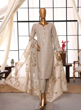 Damask By HZ Textile Jacquard Lawn 3 Piece Stitched Suit HZ24D DJL-407