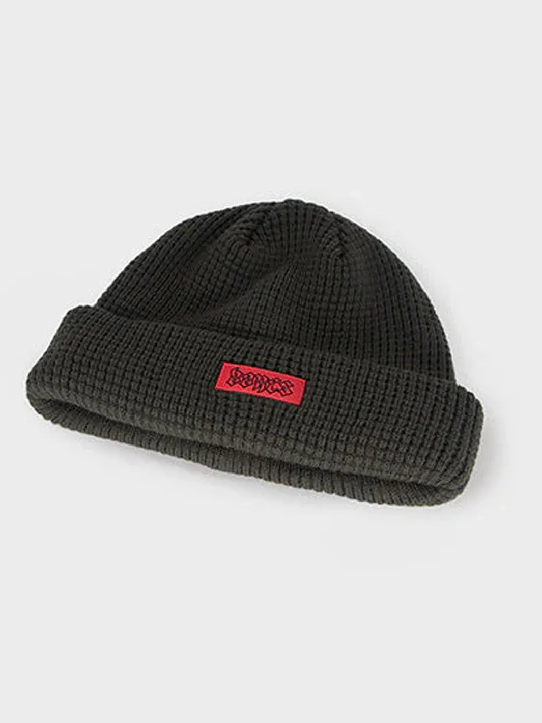 DOOM STEEZE WAFFLE KNIT BEANIE